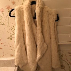 White Fur Vest